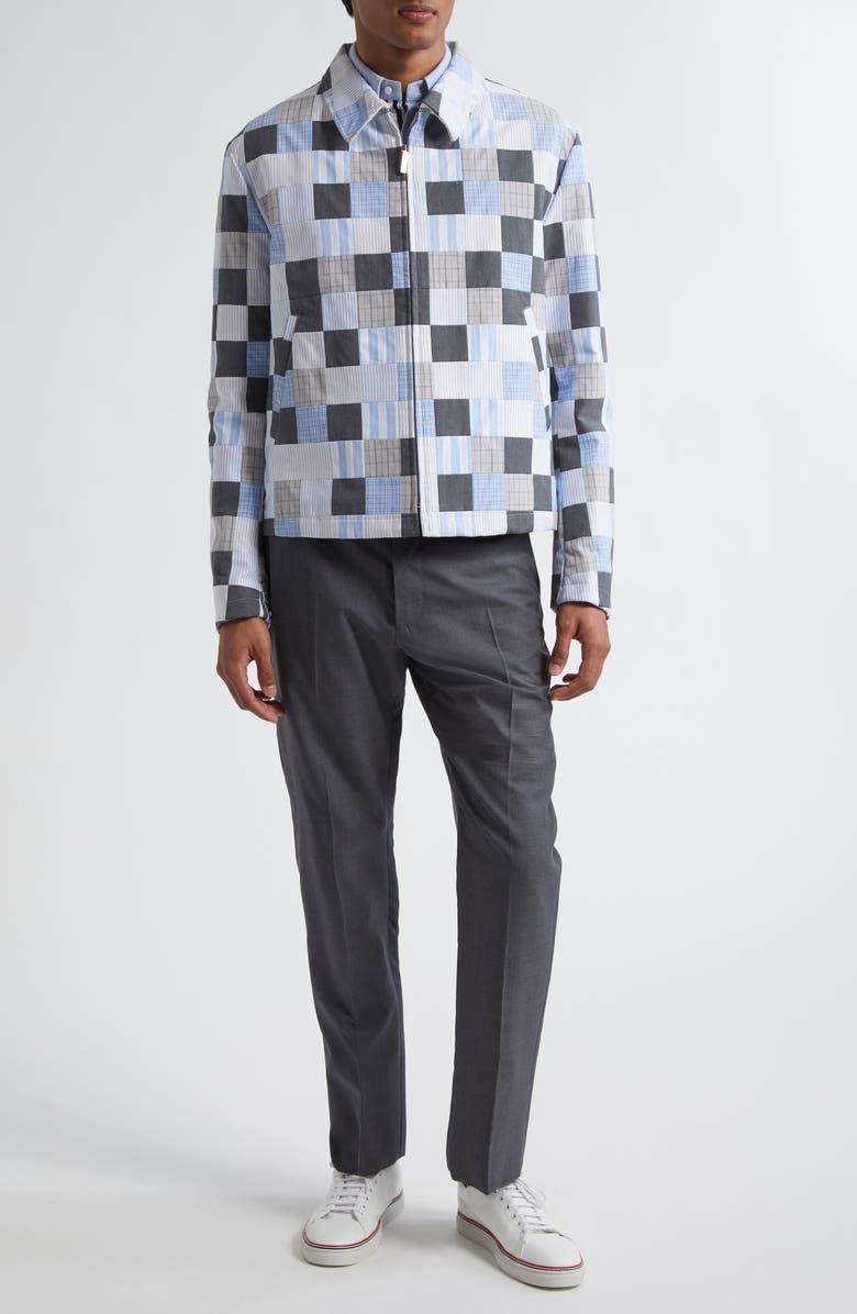 Thom Browne Patchwork Golf Jacket, Alternate, color, 