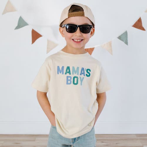 Shop Sweet Wink Mama's Boy Multi Short Sleeve T-shirt In Natural