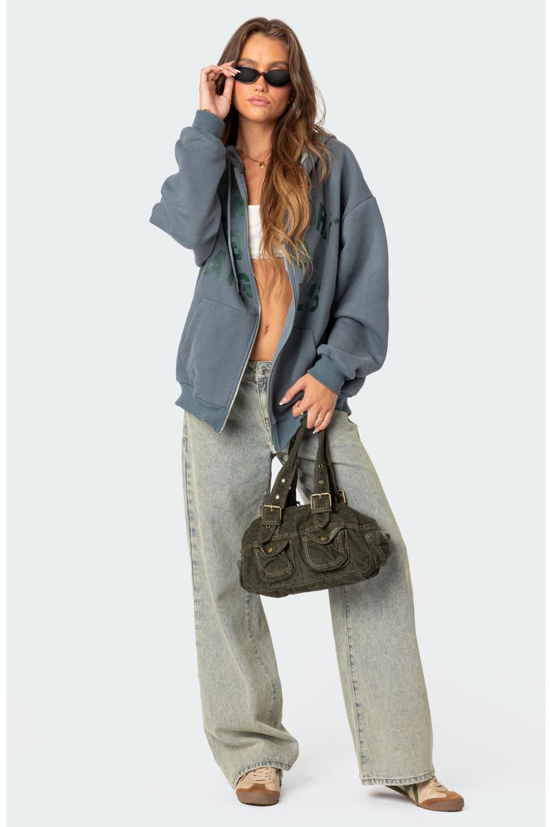 New York Angels Oversize Hoodie, Alternate, color, BLUE