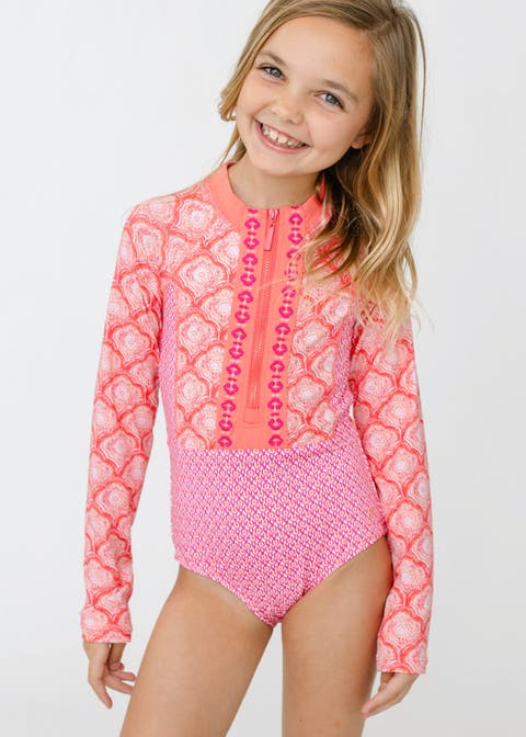 Girls Long Sleeve One-Piece