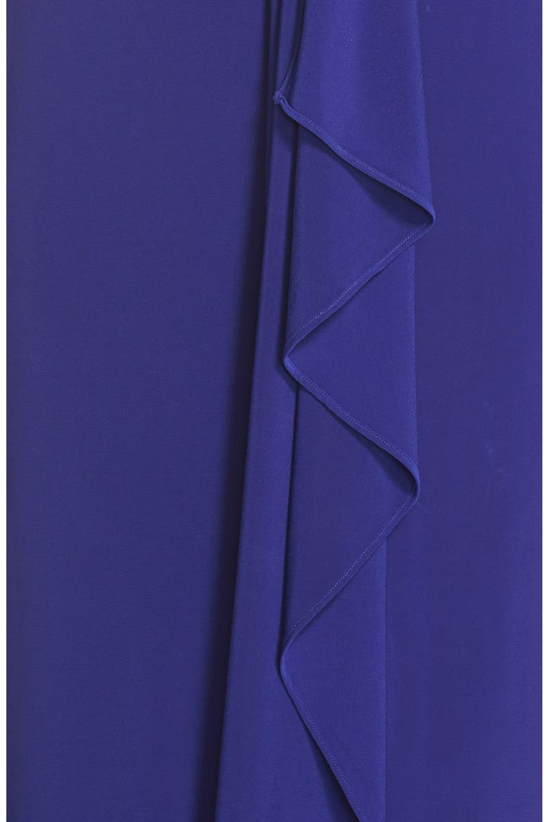 Embellished Cascade Jersey Gown, Alternate, color, ROYAL