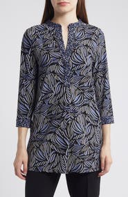 Anne Klein Allover Print Shirt