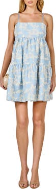 Endless Rose Floral Jacquard Minidress