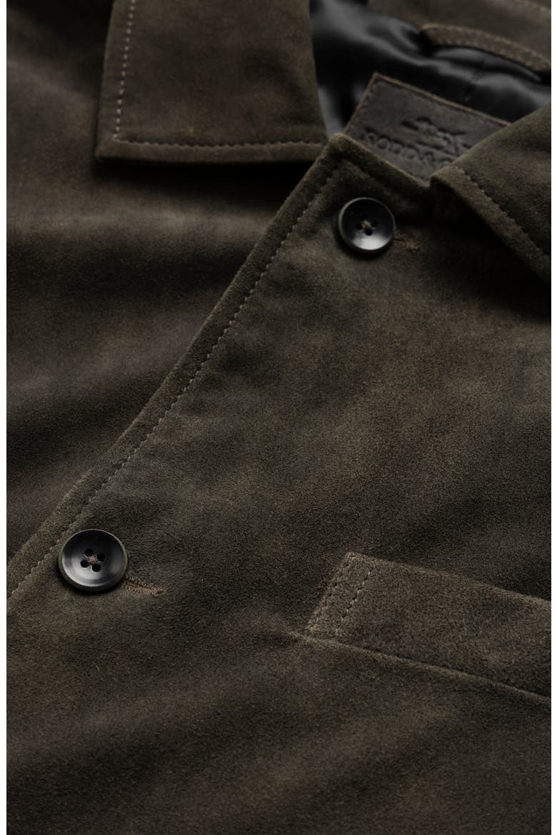 Somerset Suede Shirt Jacket, Alternate, color, MOUSE