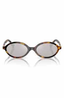 Miu Miu 50mm Oval Sunglasses