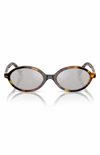 Miu Miu 50mm Oval Sunglasses