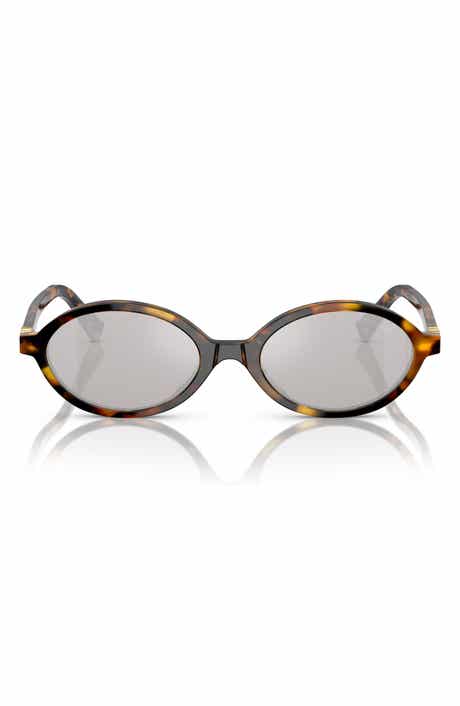 Miu Miu 50mm Oval Sunglasses