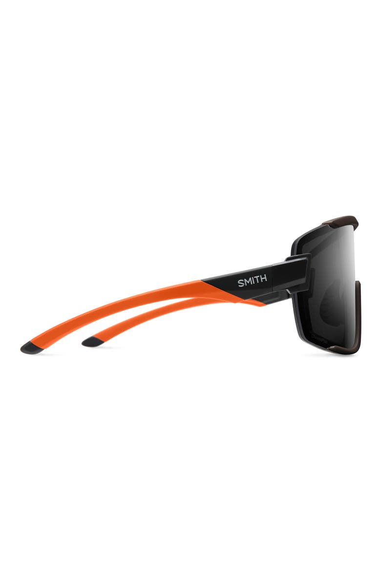 Wildcat 135mm ChromaPop™ Shield Sunglasses, Alternate, color, SALT HAZE/ ROSE GOLD