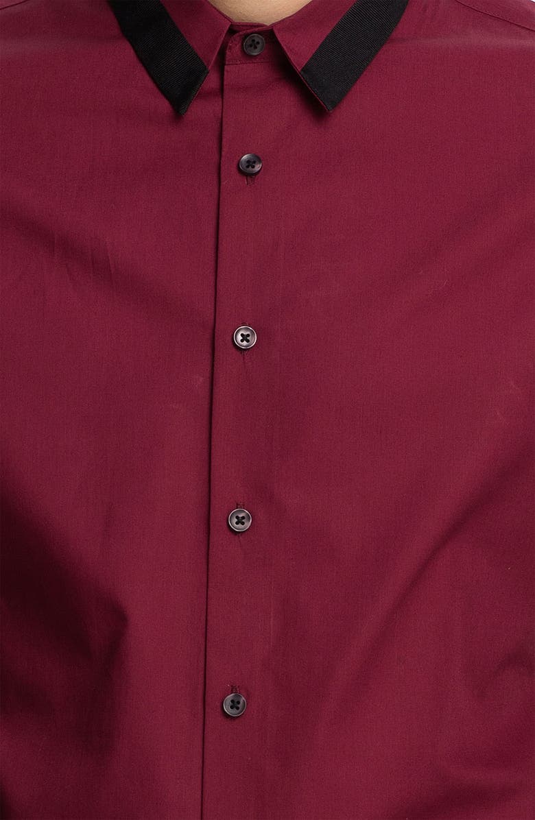 Topman 'Smart' Extra Trim Dress Shirt, Alternate, color, 