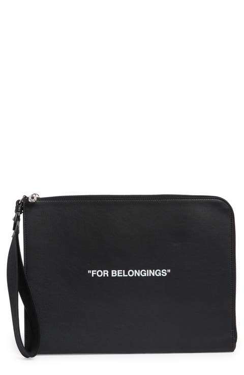 Quote Leather Pouch