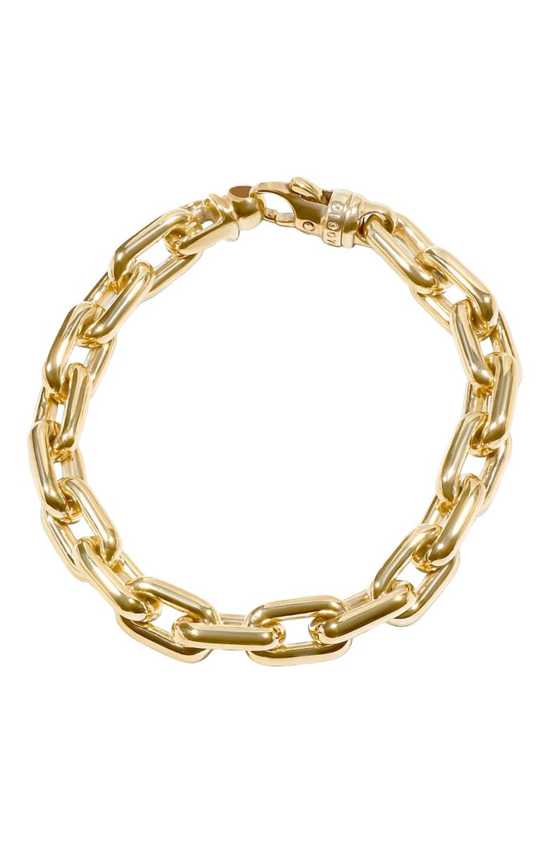 Bliss Diamond Men's Link 14k Gold (88gram) or Platinum (144gram) 10mm Bracelet 9.25", Main, color, 