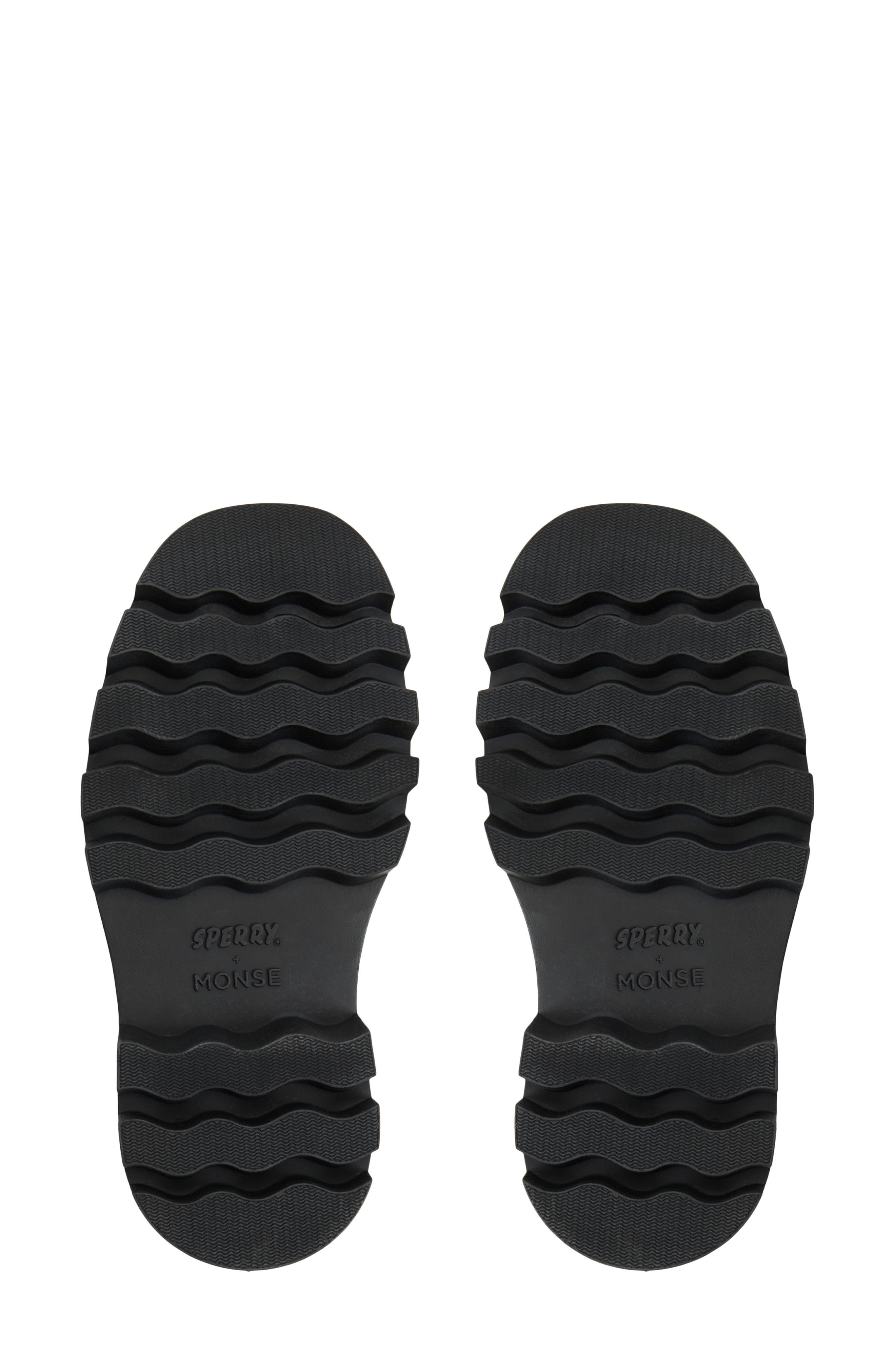 Sperry x MONSE Authentic Original 2-Eye Lug Boat Shoe, Alternate, color, Black Graphic