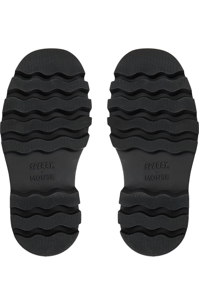 Sperry x MONSE Authentic Original 2-Eye Lug Boat Shoe, Alternate, color, Black Graphic