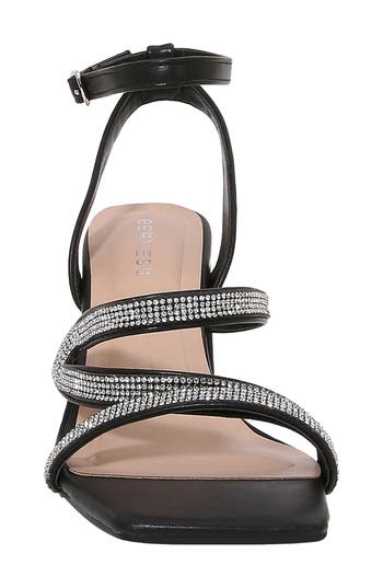BERNESS BERNESS LILIA RHINESTONE ANKLE STRAP SANDAL