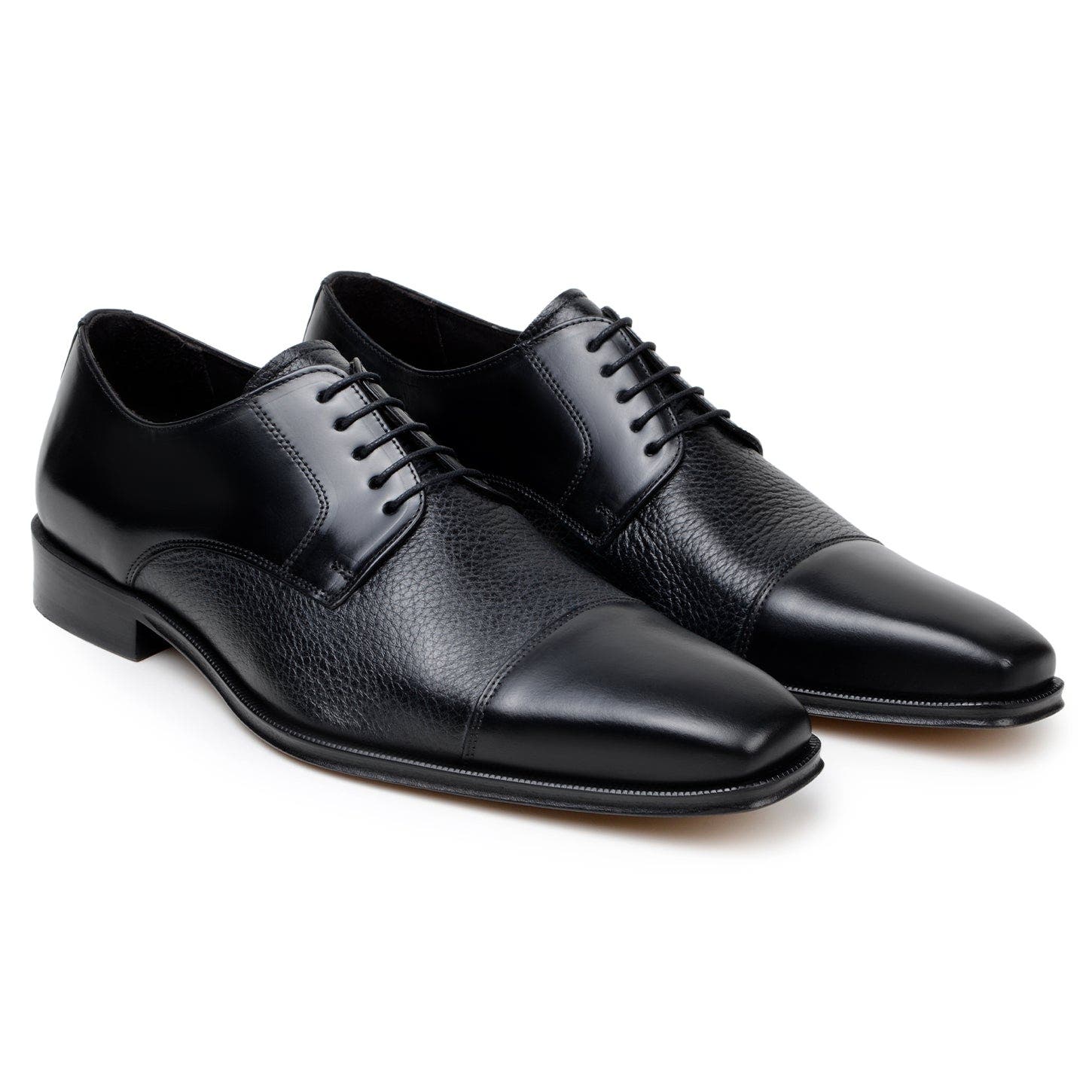 Alexander Cap Toe Derby, Alternate, color, Black