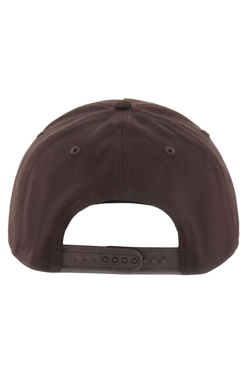 '47 Men's '47 Brown Wyoming Cowboys Overhand Hitch Adjustable Hat, Alternate, color, 