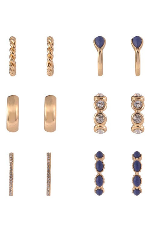 Rachel Rachel Roy Set Of 6 Hoop Earrings