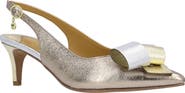 J. Reneé Delara Pointed Toe Slingback Pump