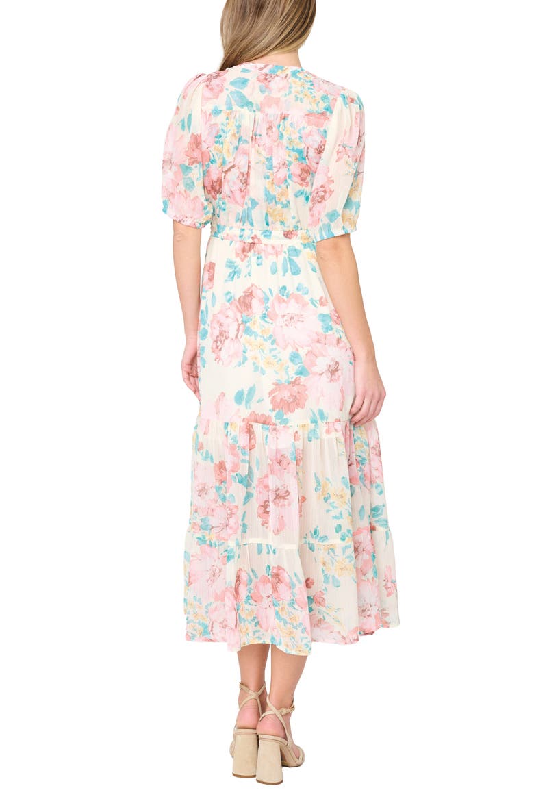 Kira Drawstring Maxi Dress, Alternate, color, SUNDAY BOUQUET FLORAL