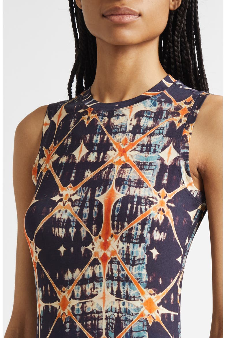 Orla Mixed Print Sleeveless Knit Dress, Alternate, color, PHOENIX
