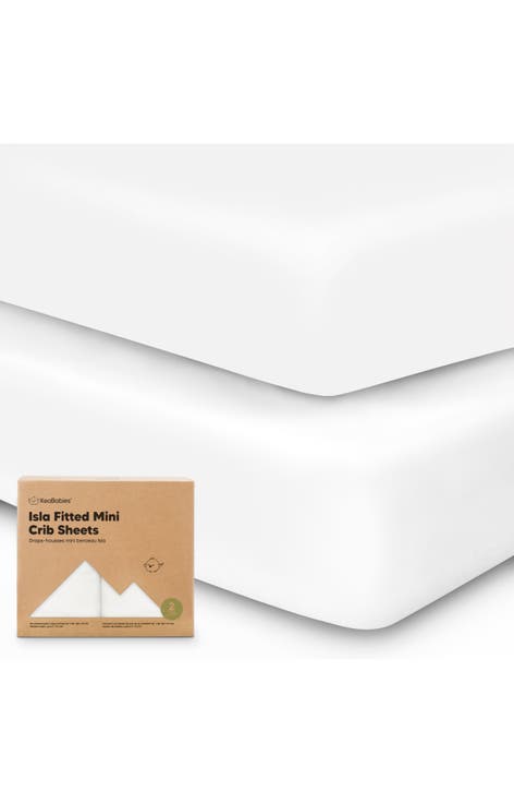 Isla Fitted Mini Crib Sheets