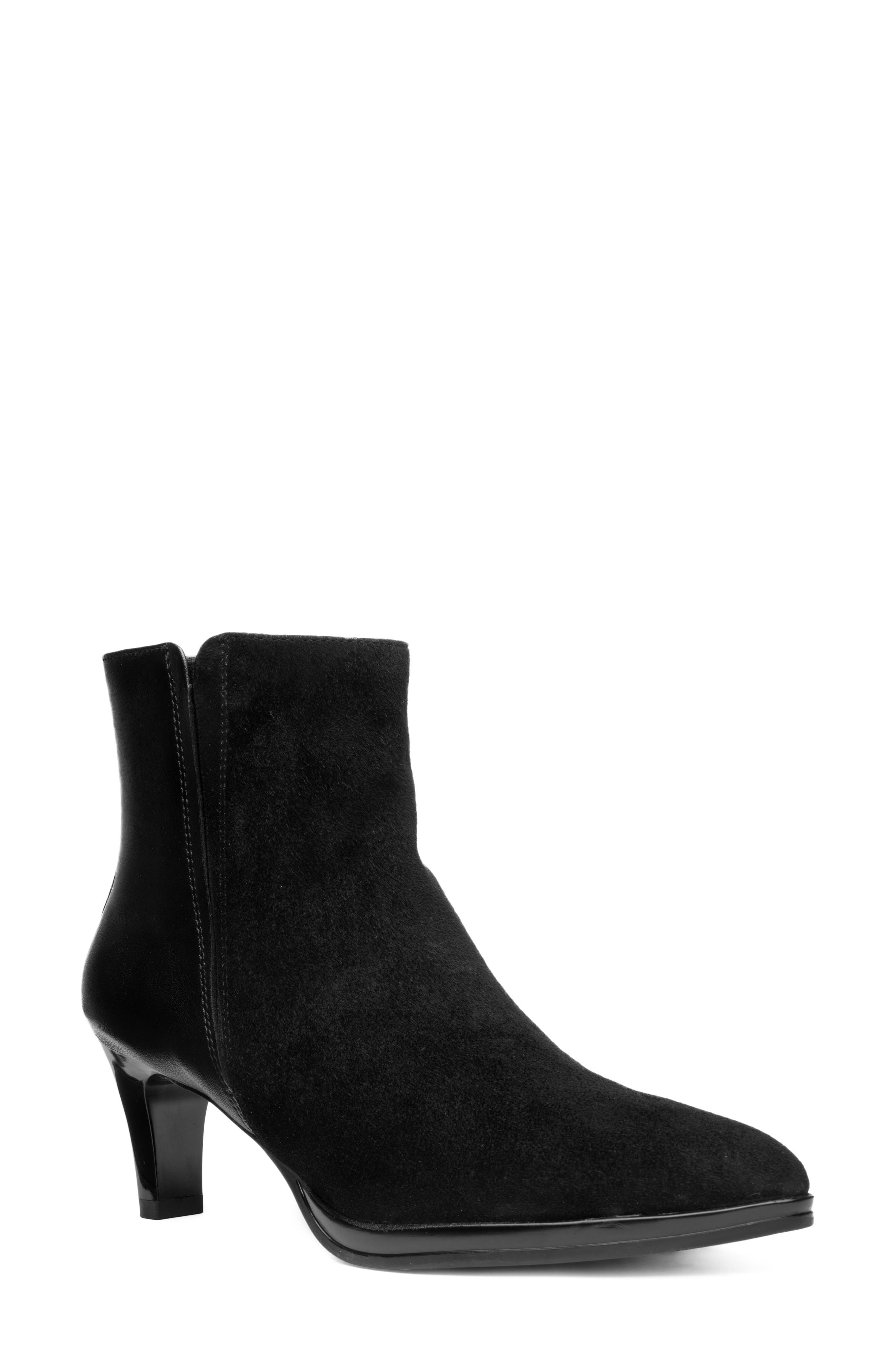 Autumn Pointed Toe Bootie, Main, color, BLACK