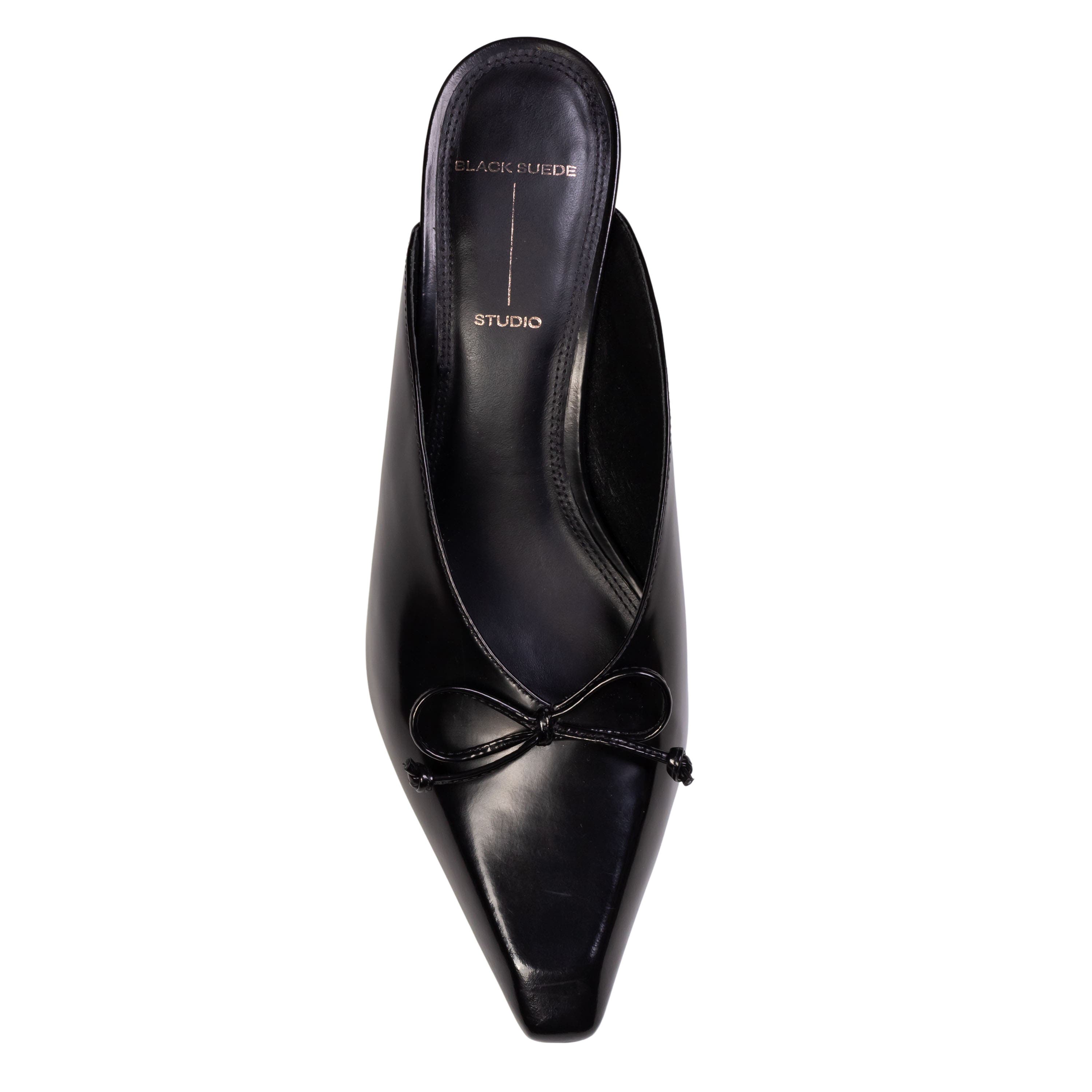 Vie 50 Mule, Alternate, color, Black Leather