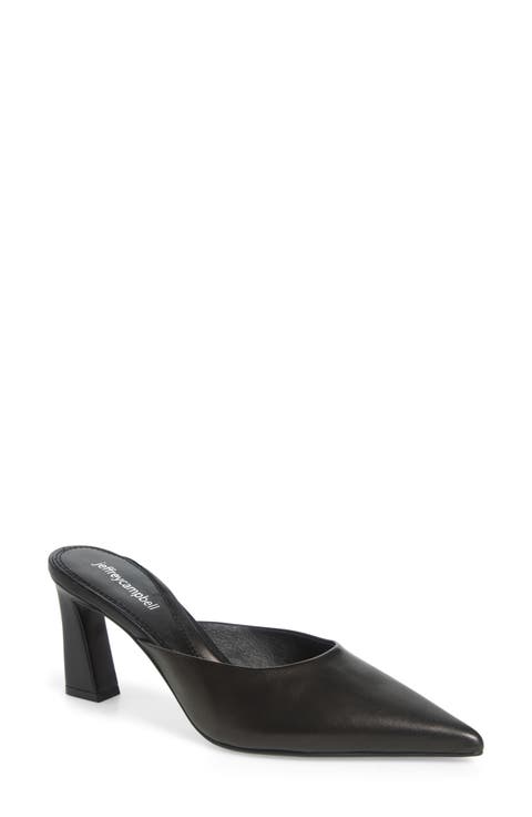 Unamused Pointed Toe Mule (Women)
