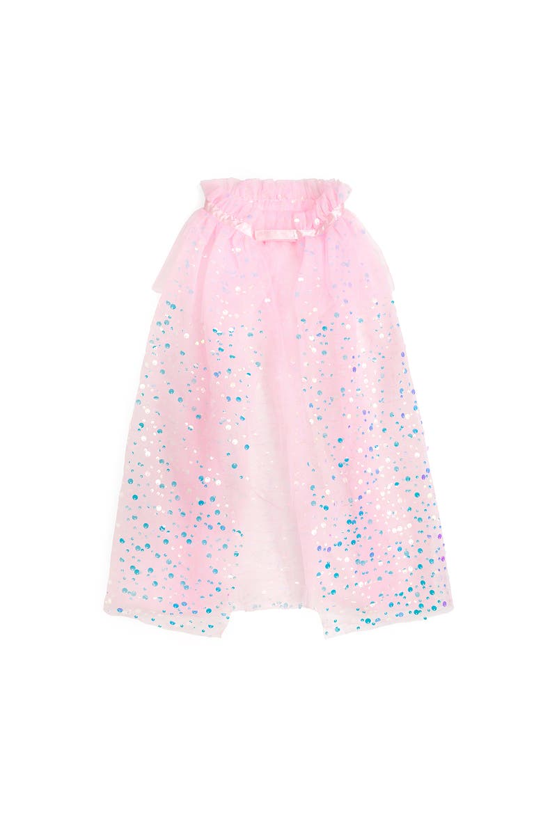 Sparkle Sequin Cape, Main, color, Pink