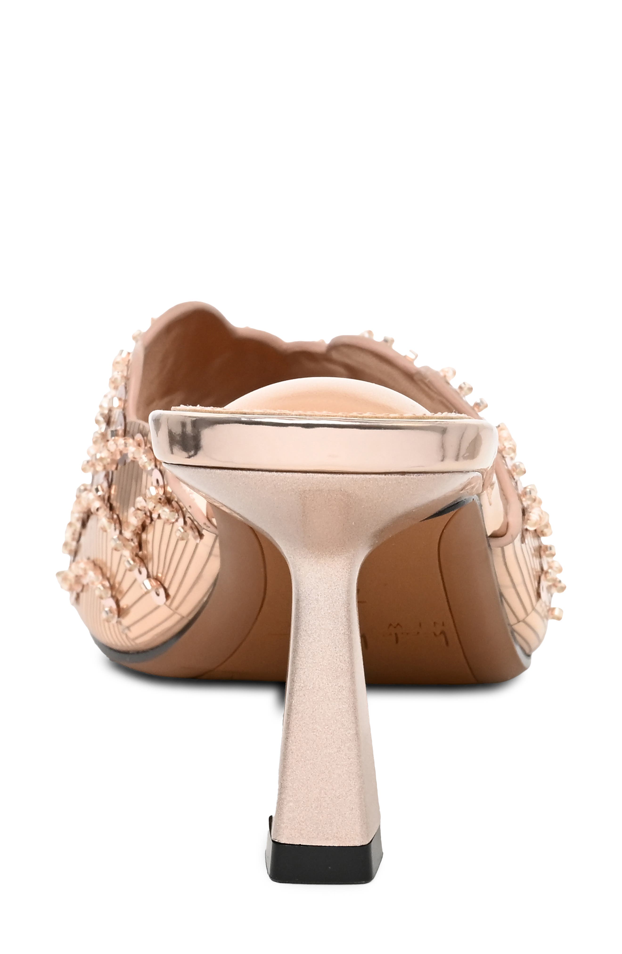 Zoda Faux Pearl Sandal, Alternate, color, CHAMPAGNE