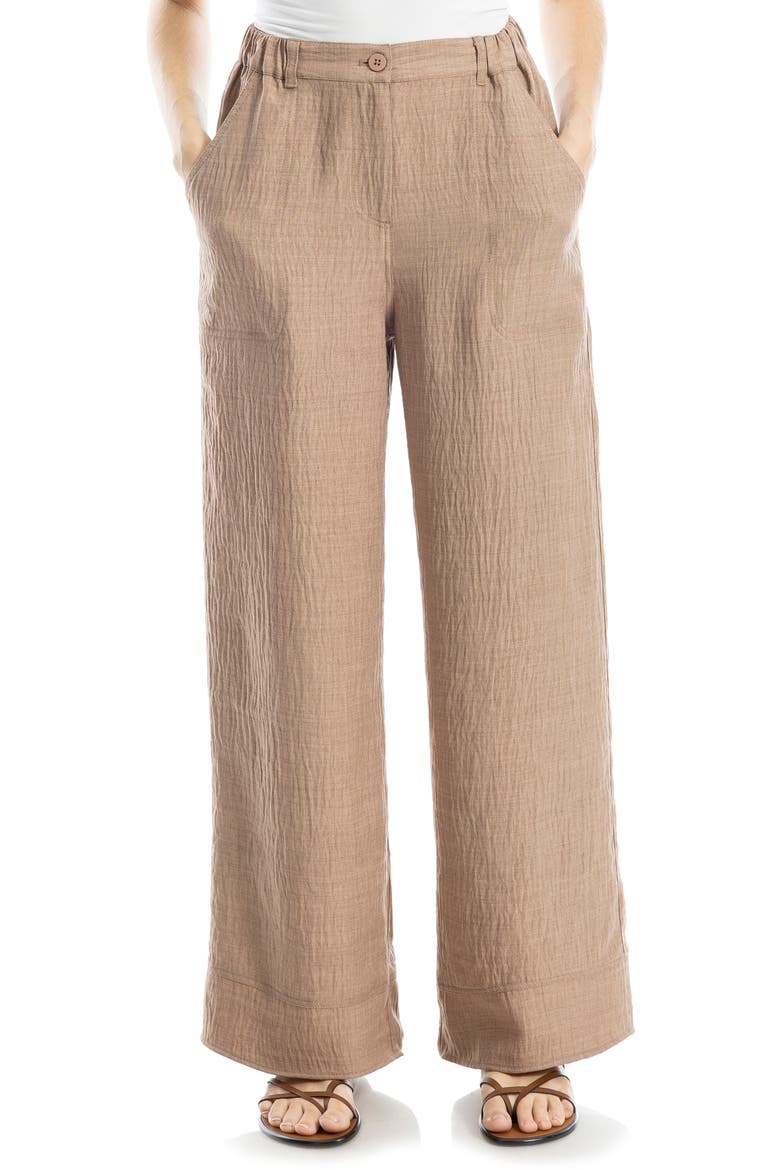 Easy Wide Leg Pants, Alternate, color, HEATHER MUSHROOM