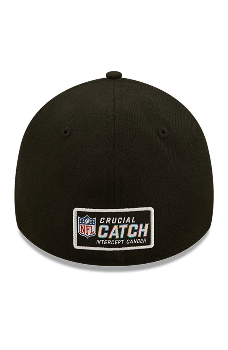 New Era Men's New Era White/Black Atlanta Falcons 2022 NFL Crucial Catch 39THIRTY Coaches Flex Hat, Alternate, color,