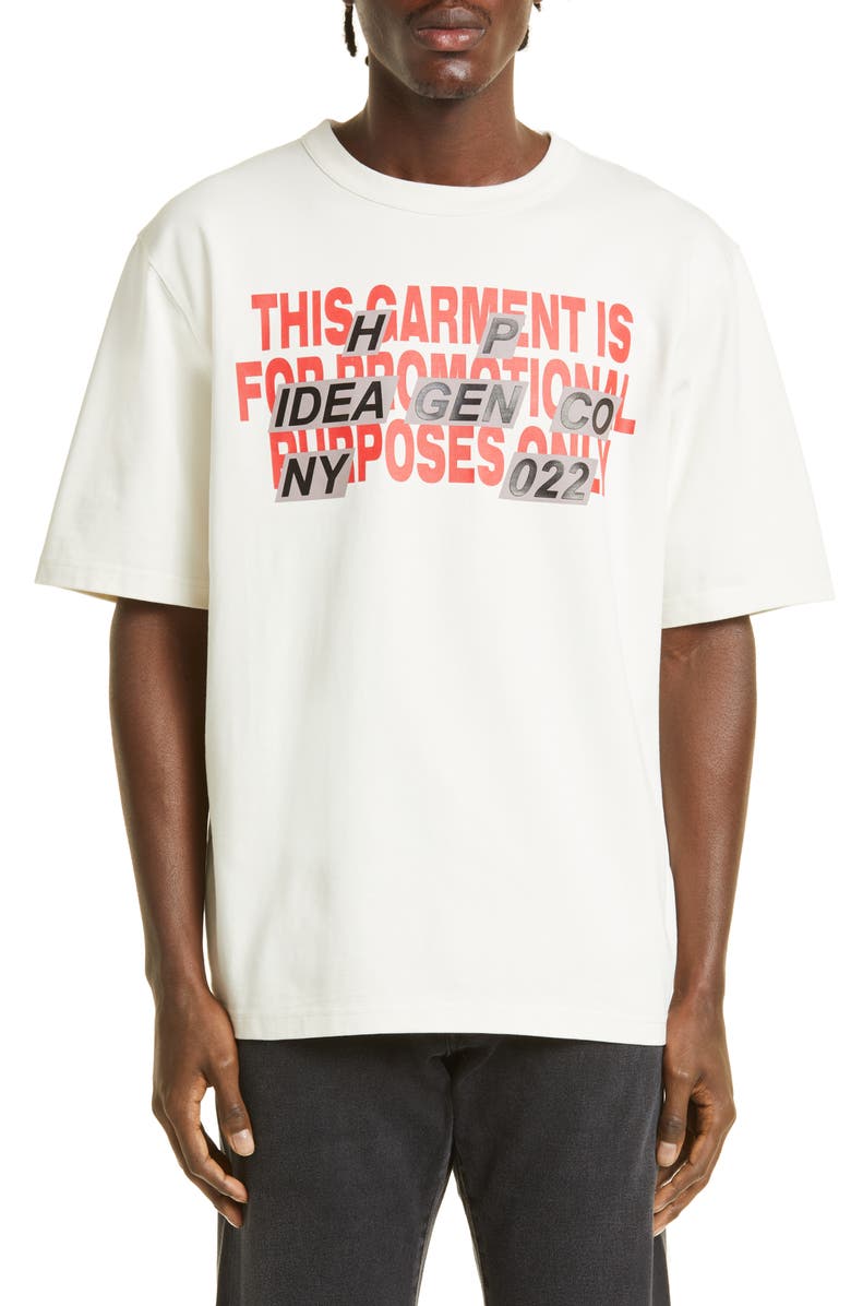 Heron Preston Promo Only Logo Cotton Graphic Tee, Main, color, 