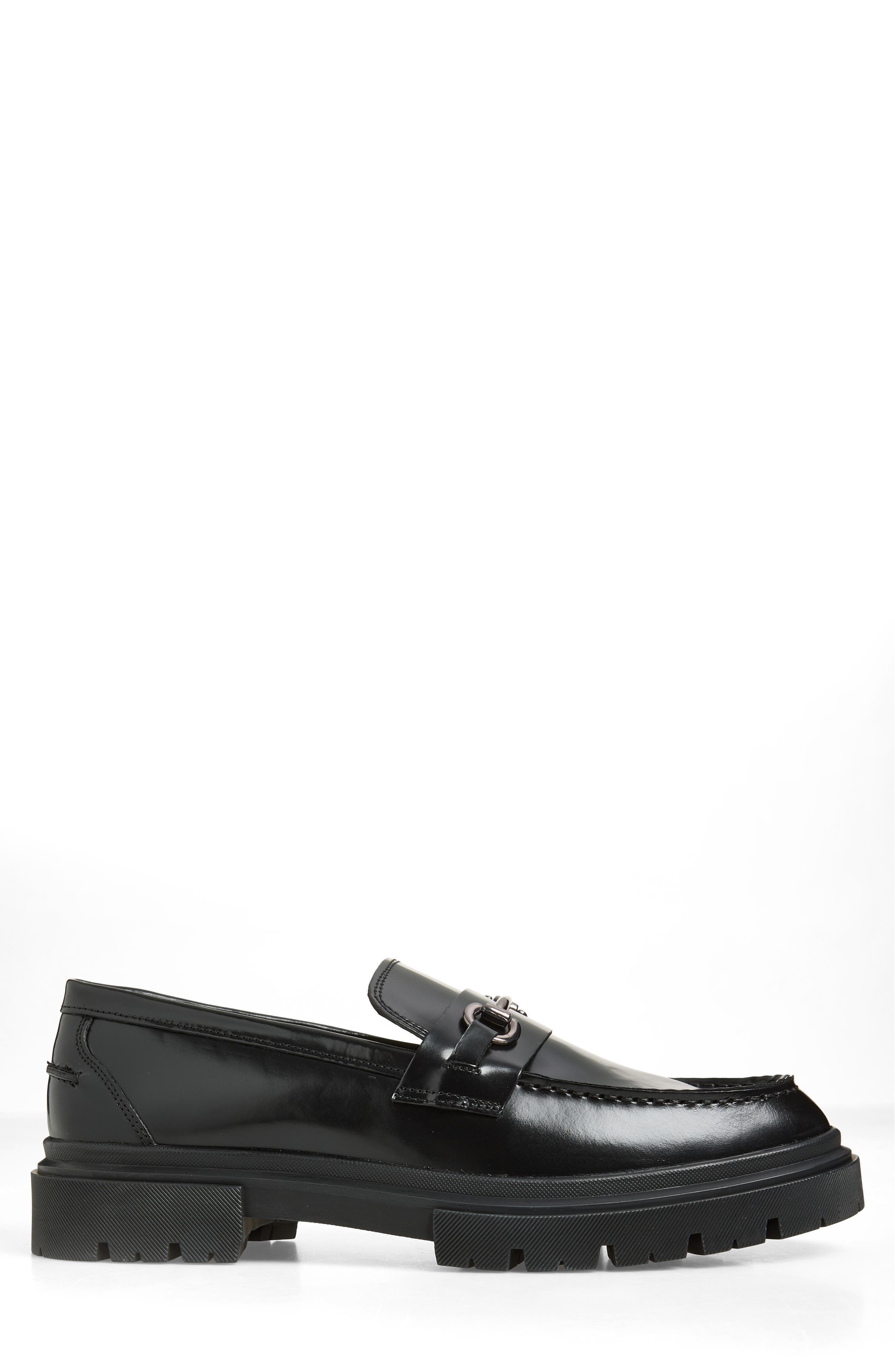 Steve Madden Zeus Bit Loafer, Alternate, color, Black Box