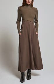 CRESCENT Sweater Top and Dress Set
