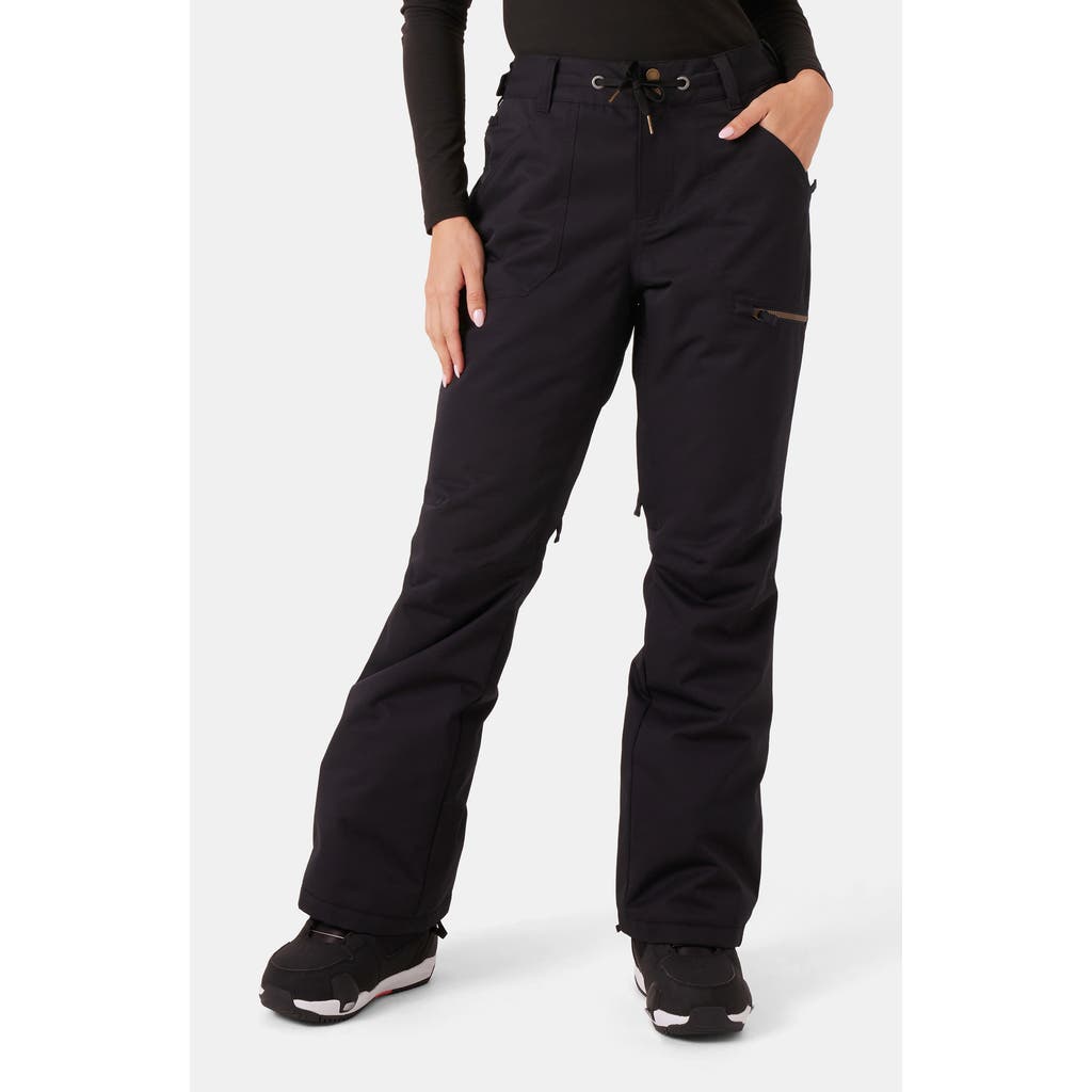 Roxy Nadia Insulated Waterproof Snow Pants In Black