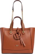 VALENTINO BY MARIO VALENTINO Sophie Medallion Leather Tote Bag