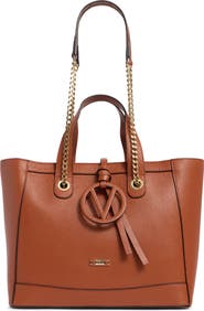 VALENTINO BY MARIO VALENTINO Sophie Medallion Leather Tote Bag