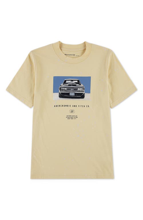 Abercrombie Kids Kids' Muscle Car Cotton Graphic T-shirt In Brown