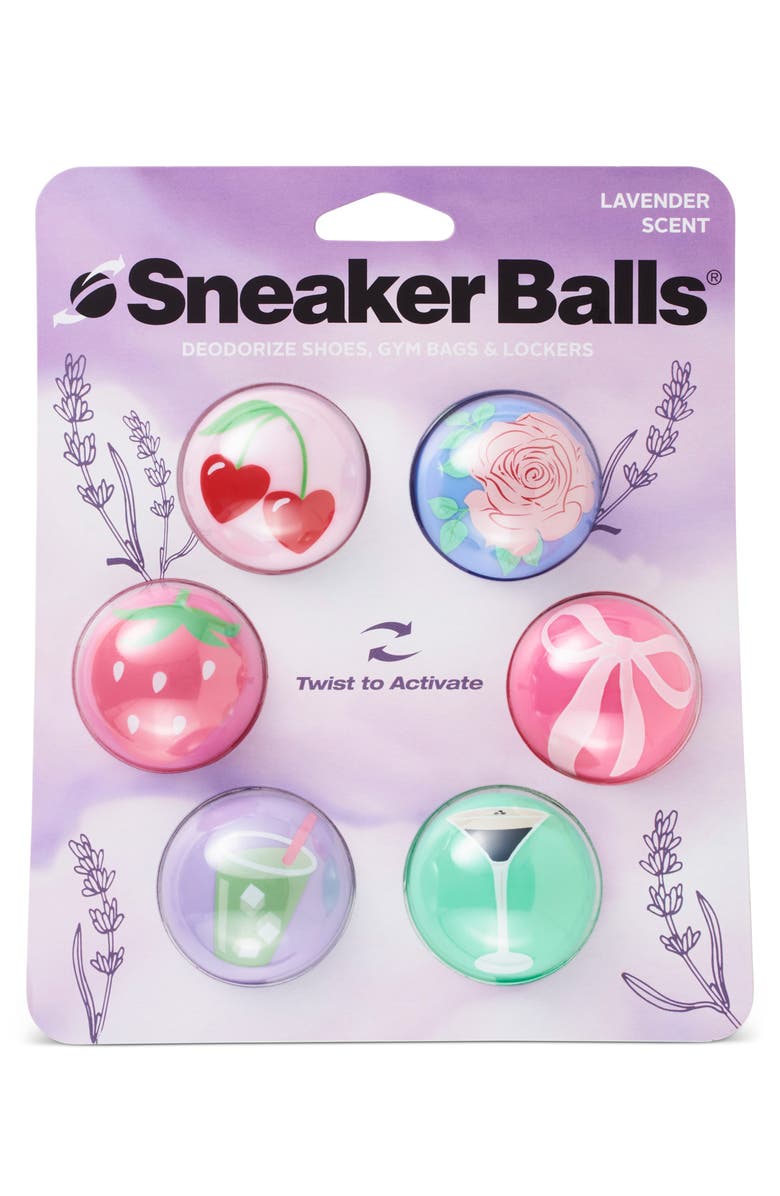 IMPLUS 6-Pack Sneaker Balls, Main, color, Multi