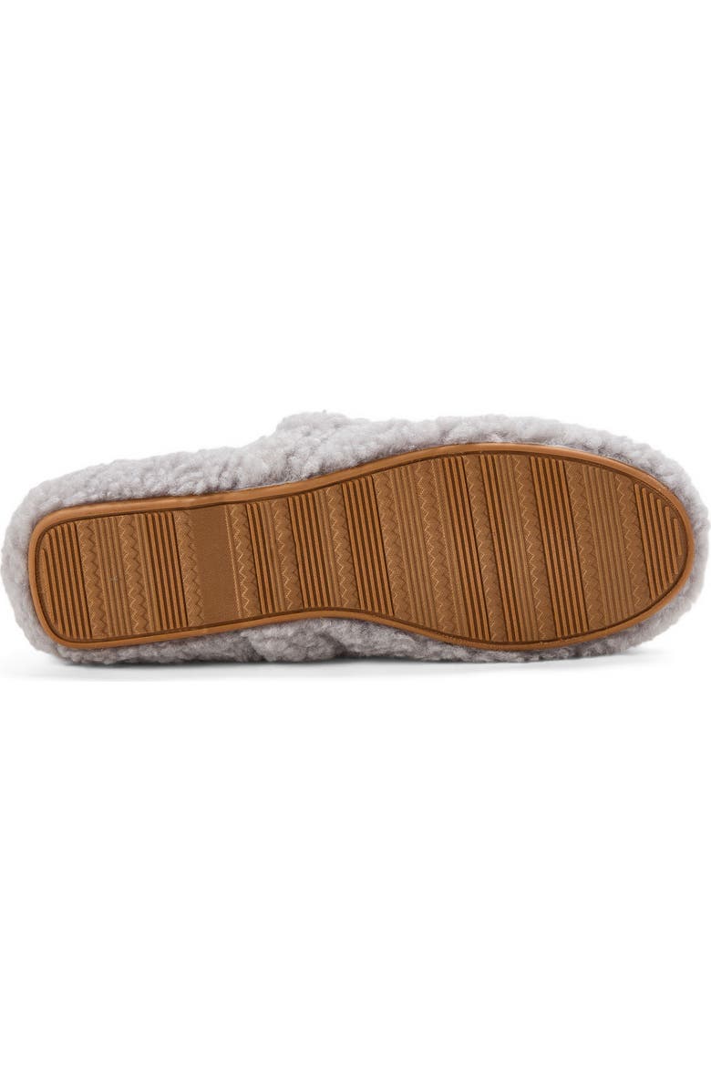 DEARFOAMS Maryanne Luxe Teddy Maryjane Slipper, Alternate, color, Sleet
