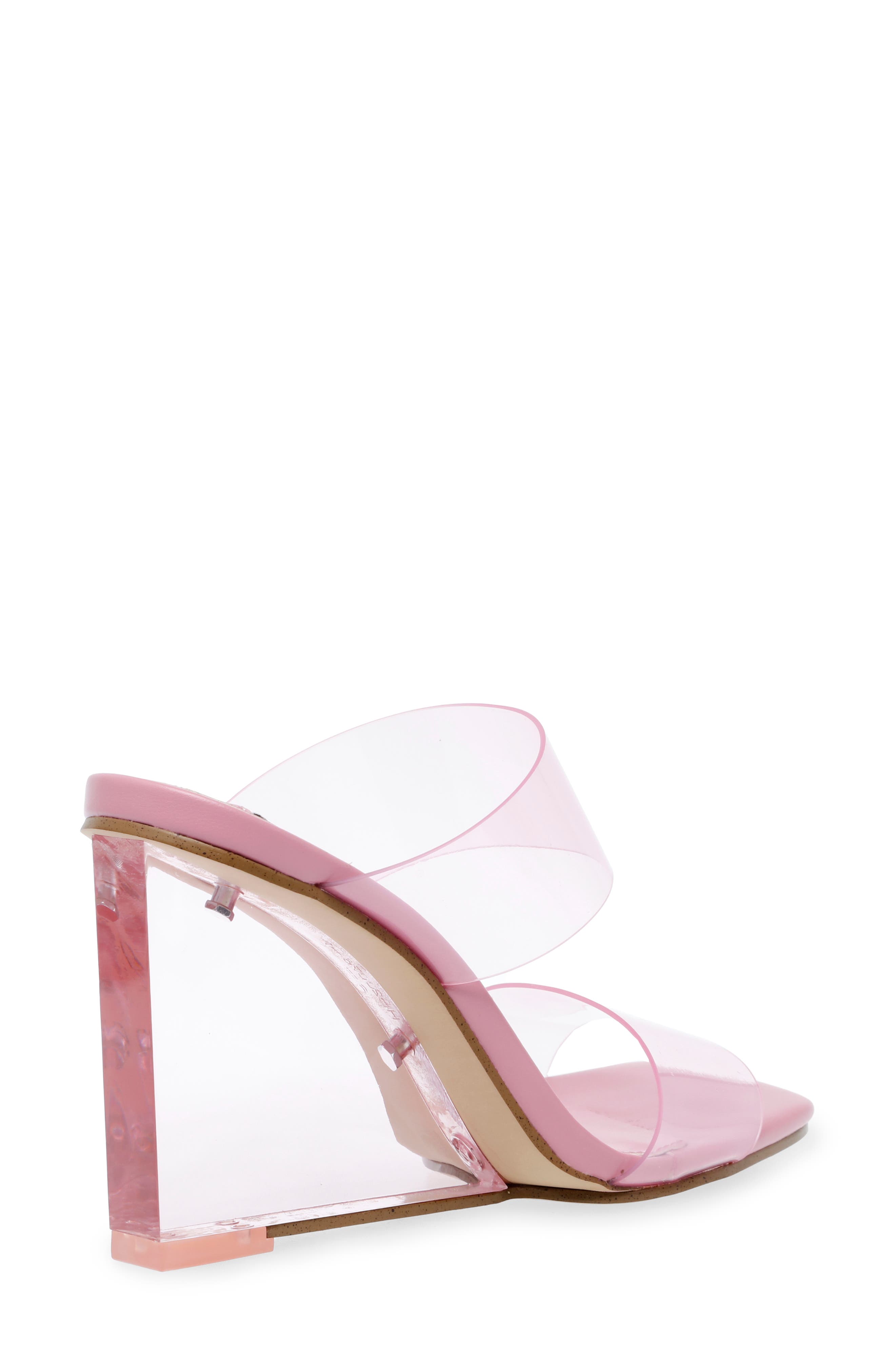 Isa Wedge Slide Sandal, Alternate, color, PINK