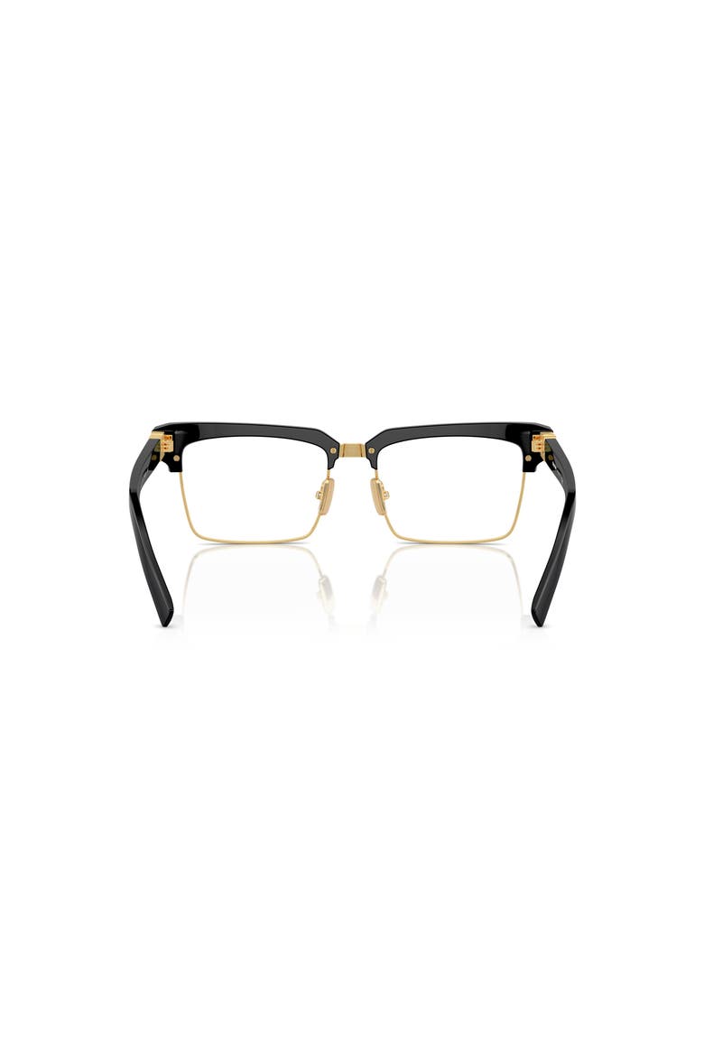 54mm Rectangle optical glasses, Alternate, color, Black