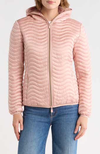 Save The Duck Jinnie Hooded Wavy Quilted Jacket
