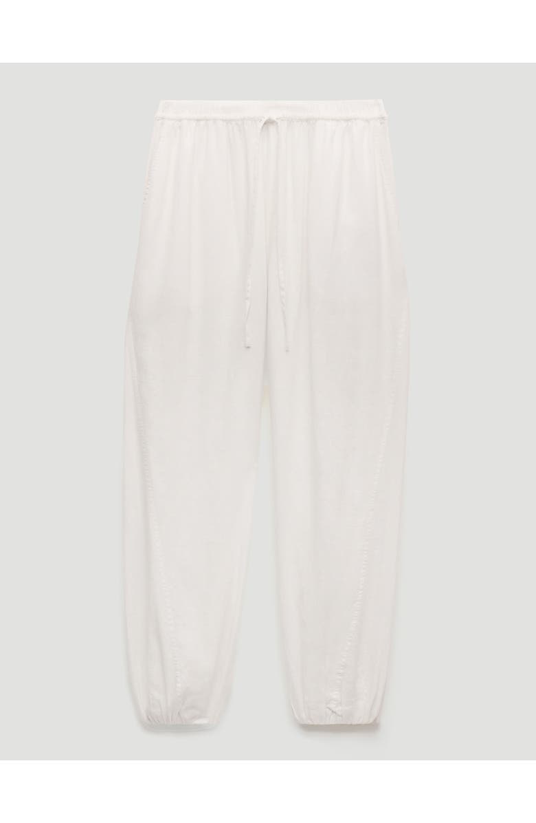 Hush Tove Linen Balloon Beach Pants, Alternate, color, Pearl White
