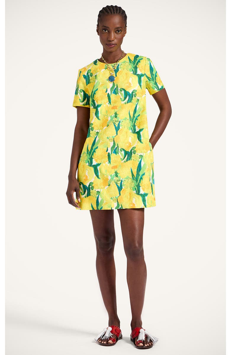 La DoubleJ Mini Swing Dress Zesty Yellow, Main, color, 