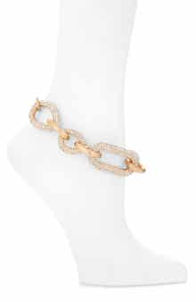 Cult Gaia Reyes Crystal Chain Anklet