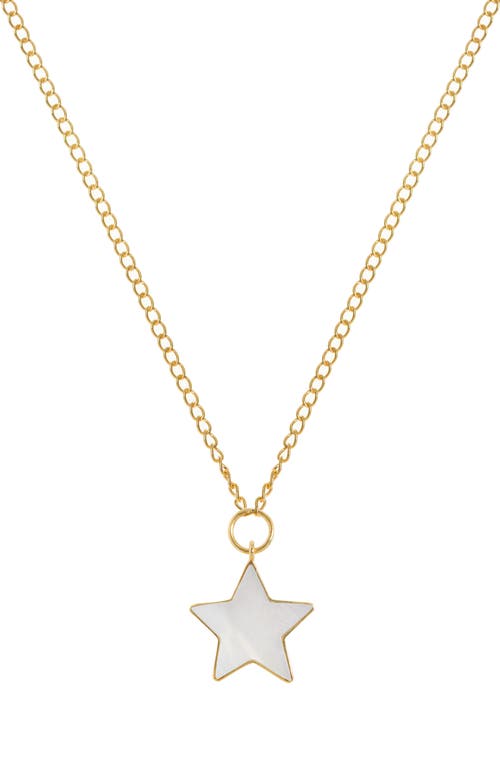 Freya Rose Star Pendant 22ct Gold Vermeil Necklace