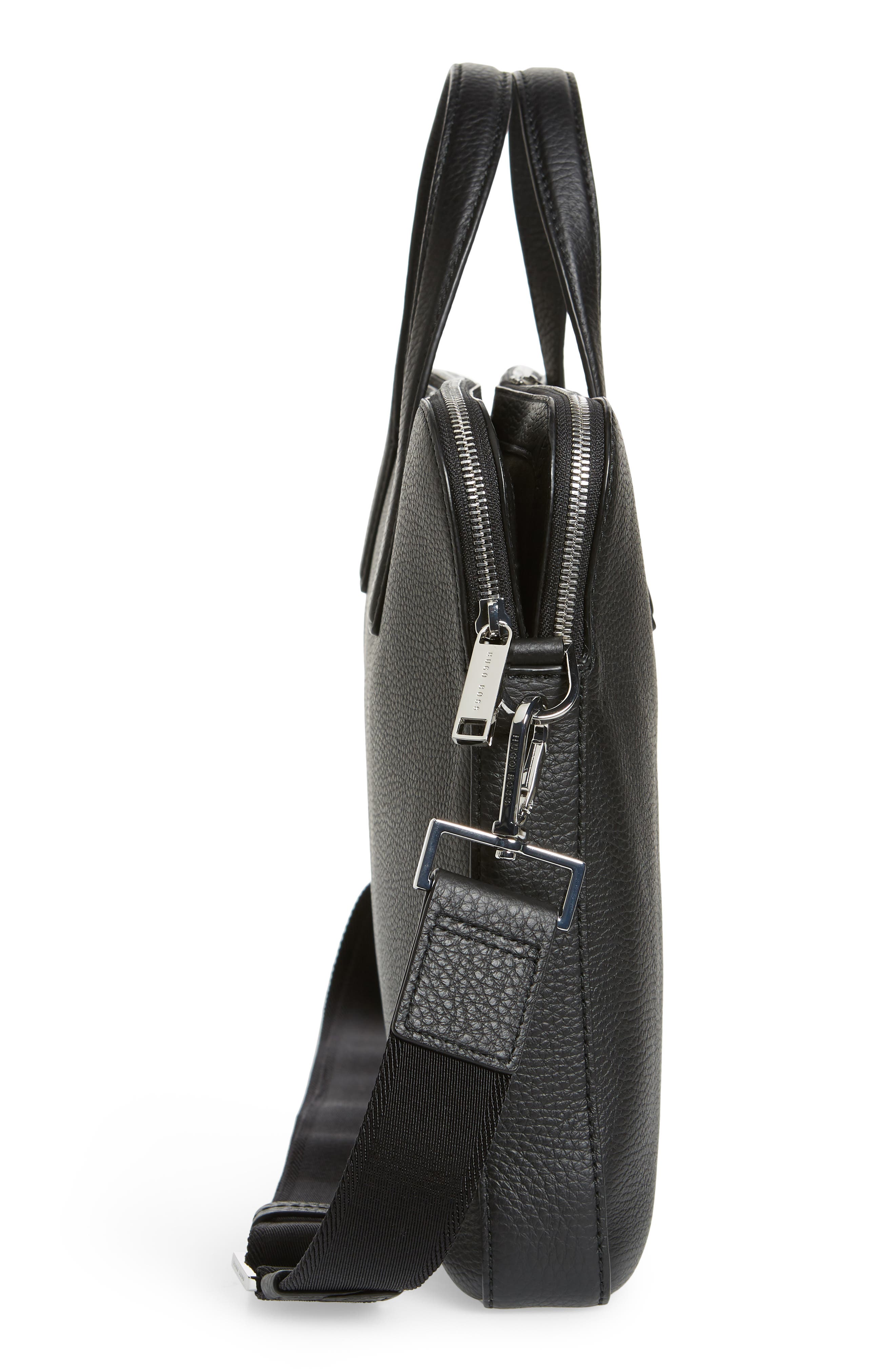 BOSS Crosstown Leather Document Case, Alternate, color, 
