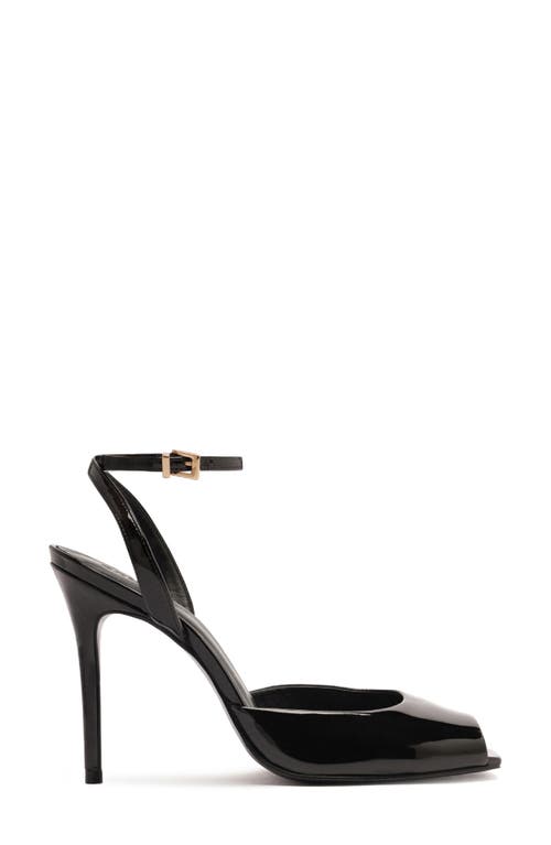 Schutz Estella Ankle Strap Sandal In Black